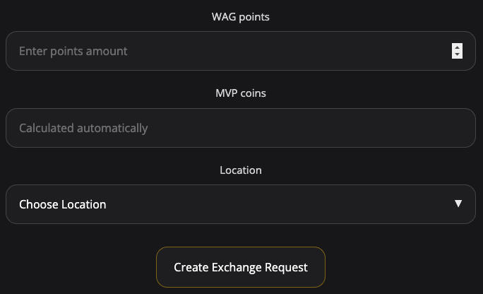 Exchange page